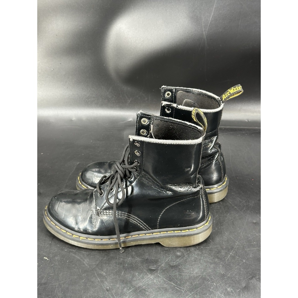 Dr Martens Women's‎ 1460W Pascal AirWair Black Leather  Emboss US Size 8